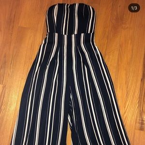 Jumpsuit pants strapless